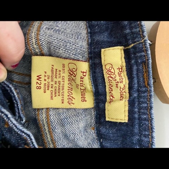 🎉4 for $20 🎉 Vintage Paris Blues For BlueNotes Jean size 28 - Picture 4 of 4